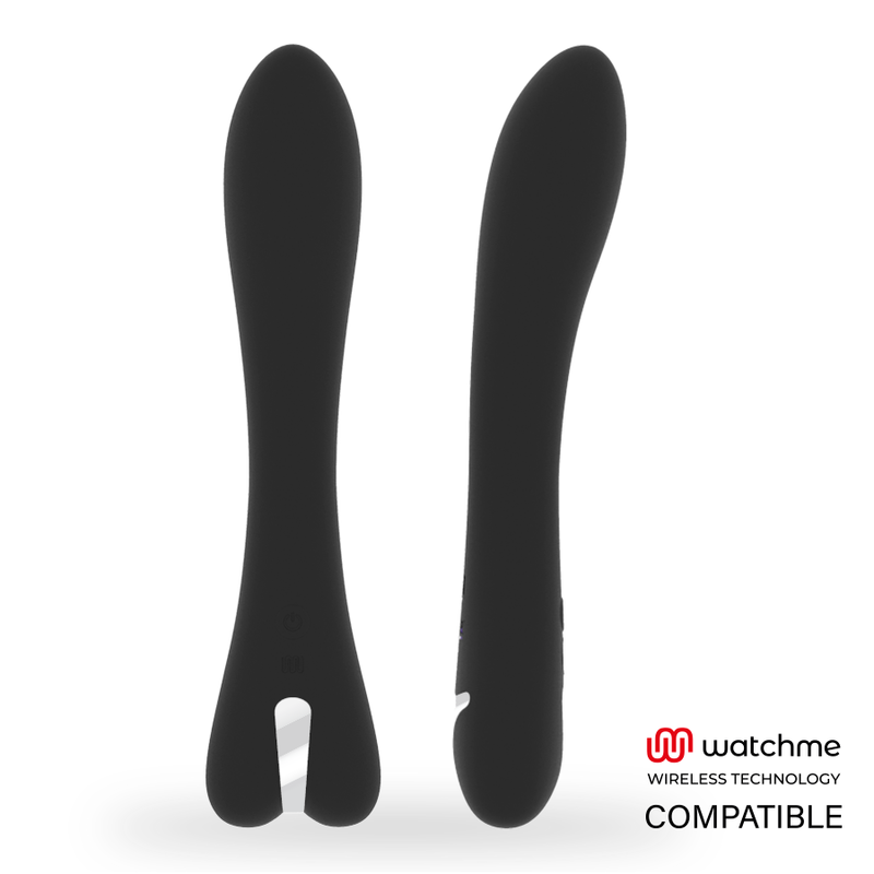 Vibratore Ryan Nero | Compatibile con Watchme | 22,0 cm x 5,0 cm | BRILLY GLAM
