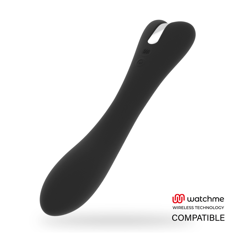 Vibratore Ryan Nero | Compatibile con Watchme | 22,0 cm x 5,0 cm | BRILLY GLAM