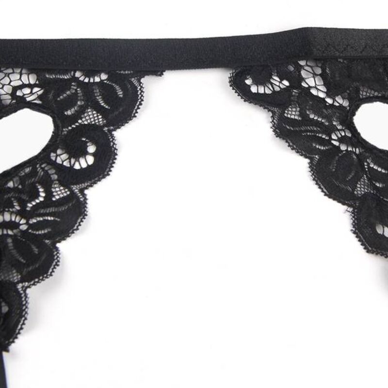 SUBBLIME - SET TRE PEZZI REGGISENO + CINTURA GIARRETTIERA + PERIZOMA L/XL