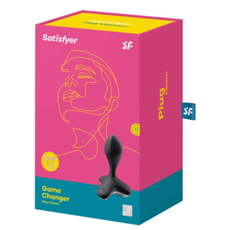 SATISFYER - VIBRATORE GAME CHANGER PLUG NERO
