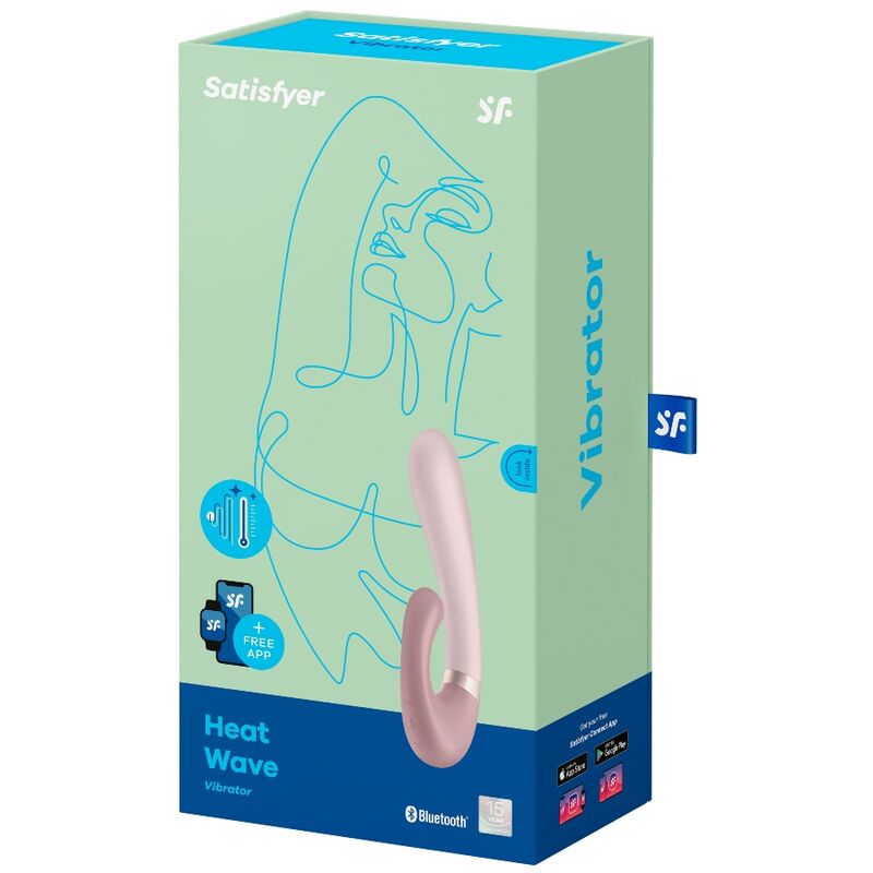 SATISFYER - VIBRATORE HEAT WAVE APP BIANCO