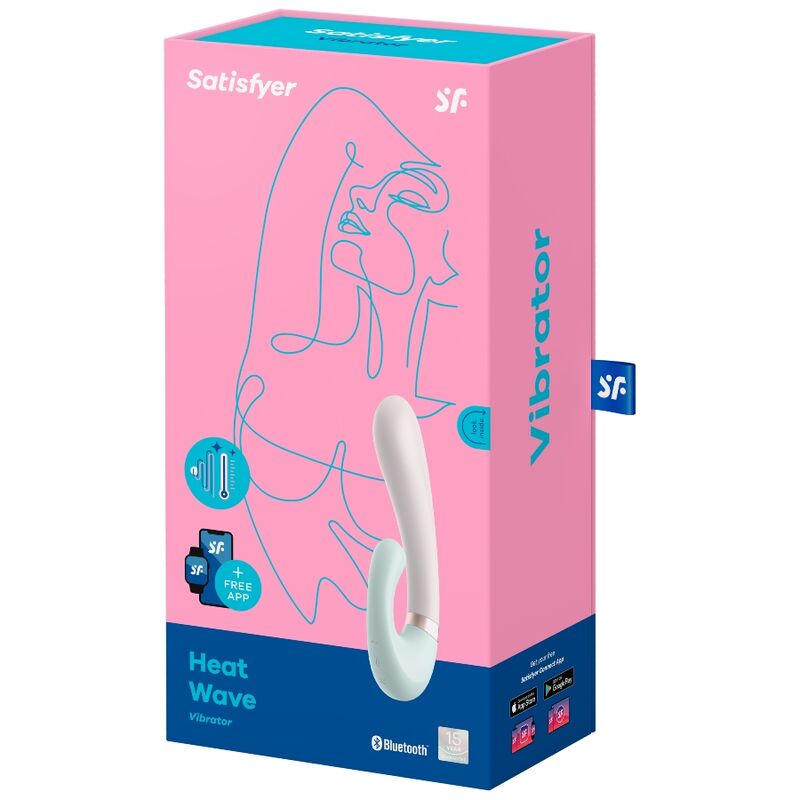 SATISFYER - VIBRATORE HEAT WAVE APP BIANCO