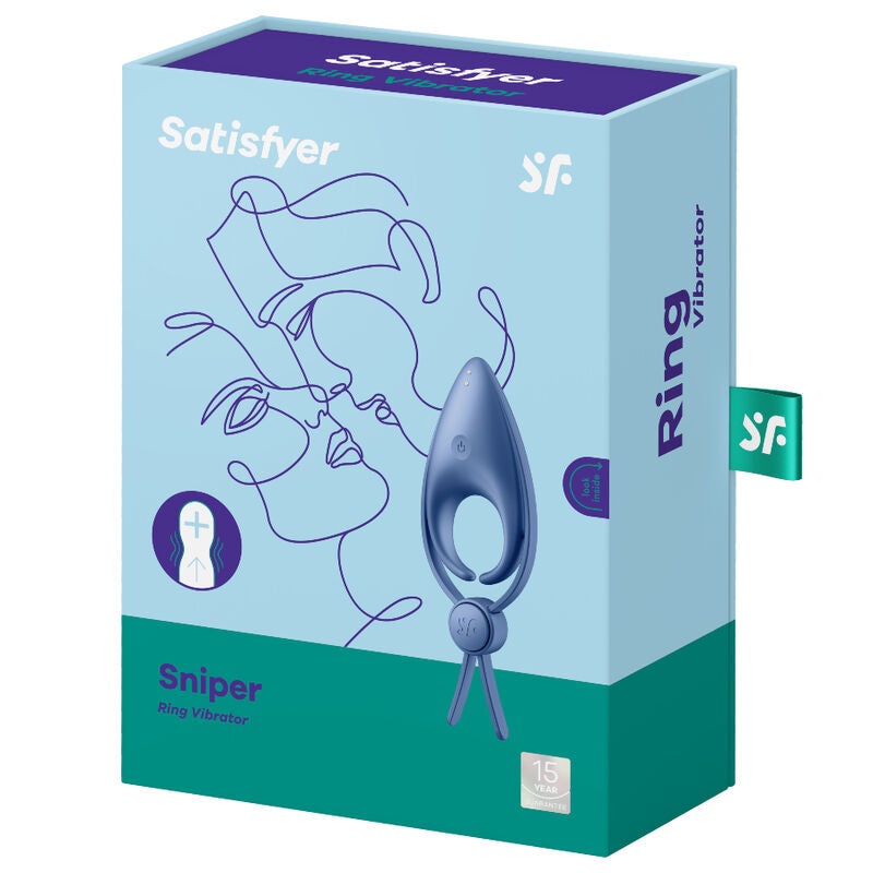 SATISFYER - VIBRATORE SNIPER RING NERO