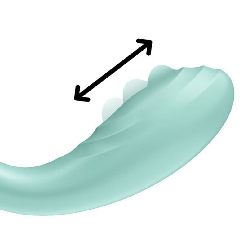 SATISFYER - VIBRATORE PER PUNTO G PIACERE ROTANTE BIANCO