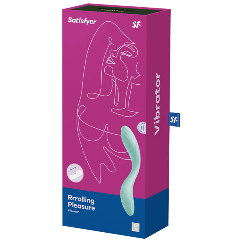 SATISFYER - VIBRATORE PER PUNTO G PIACERE ROTANTE BIANCO