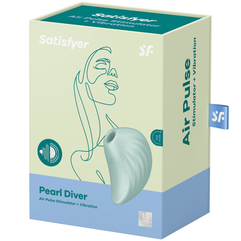 SATISFYER - PEARL DIVER AIR PULSE STIMOLATORE E VIBRATORE VIOLA