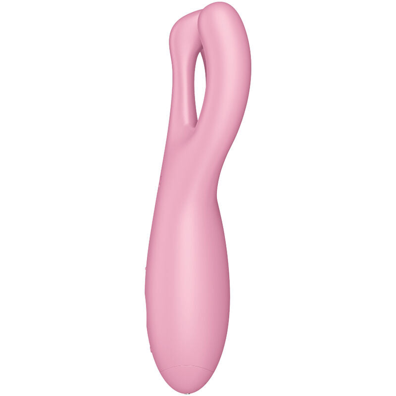 SATISFYER - APP VIBRATORE A TRE 4 BLU