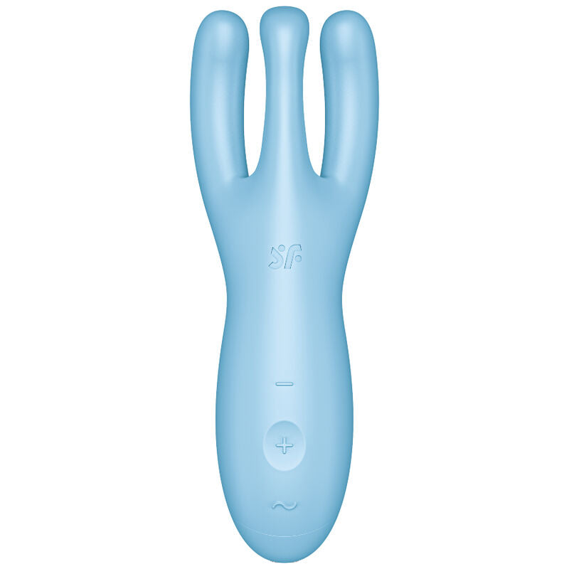 SATISFYER - APP VIBRATORE A TRE 4 BLU