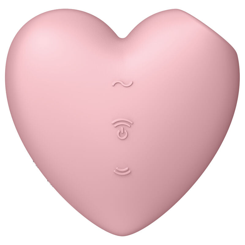 SATISFYER - CUTIE HEART AIR PULSE STIMOLATORE E VIBRATORE ROSA