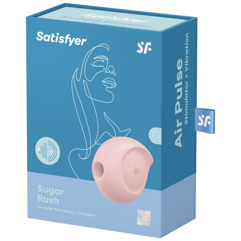 SATISFYER - SUGAR RUSH AIR PULSE STIMOLATORE E VIBRATORE BLU