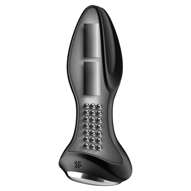 SATISFYER - ROTATOR PLUG 2+ VIBRANTE APP ROSSO