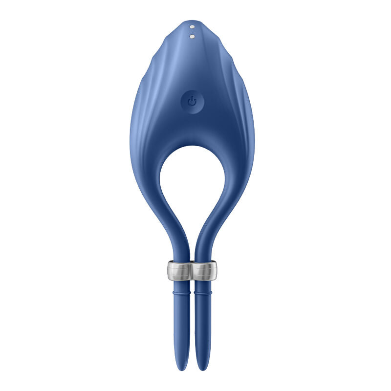 SATISFYER - VIBRATORE AD ANELLO DUELIST GRIGIO