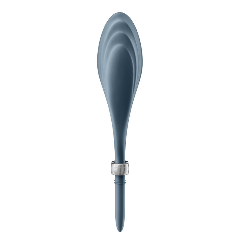 SATISFYER - VIBRATORE AD ANELLO DUELIST GRIGIO