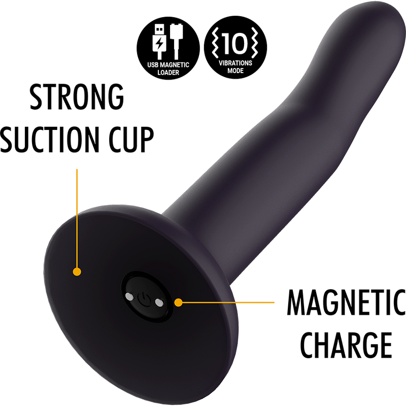 MITOLOGIA - DUMAN MYSTIC DILDO L - VIBRATORE COMPATIBILE CON LA TECNOLOGIA WIRELESS WATCHME