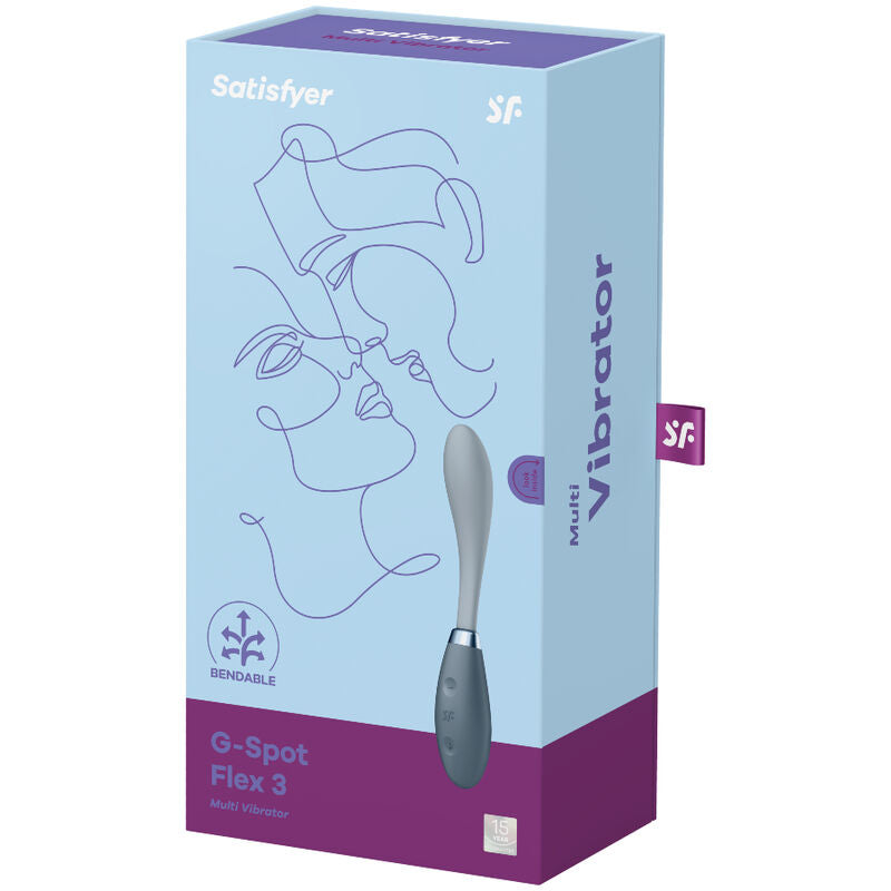 SATISFYER - G-SPOT FLEX 3 MULTI VIBRATORE ROSSO