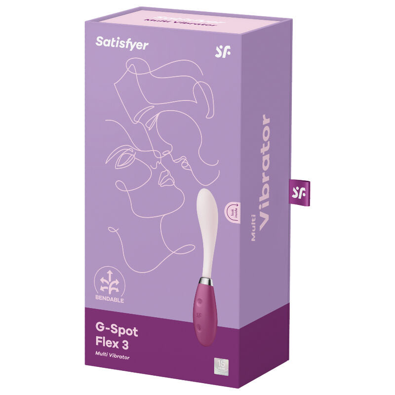 SATISFYER - G-SPOT FLEX 3 MULTI VIBRATORE ROSSO