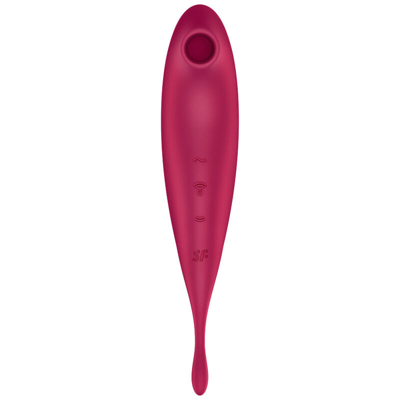 SATISFYER - TWIRLING PRO+ STIMOLATORE E VIBRATORE A IMPULSI D'ARIA APP VERDE