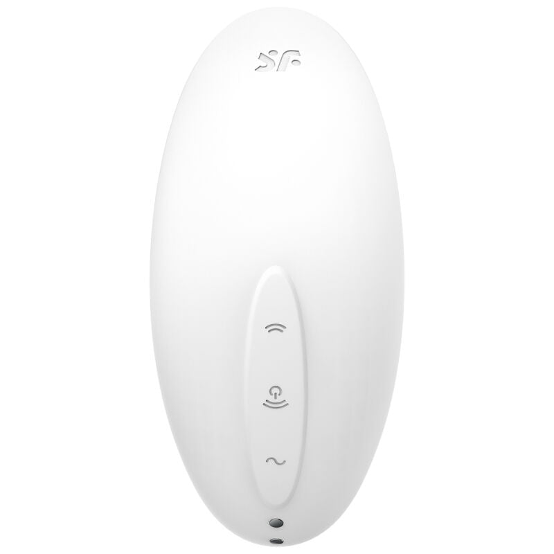 SATISFYER - VULVA LOVER 2 STIMOLATORE E VIBRATORE A IMPULSI D'ARIA BIANCO