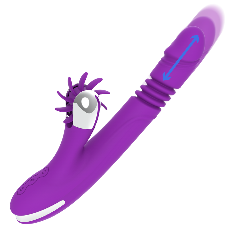 Vibratore clitorideo Bunny Funny Up and Down 2.0 - 24 cm - FUNZIONE DIVERTENTE