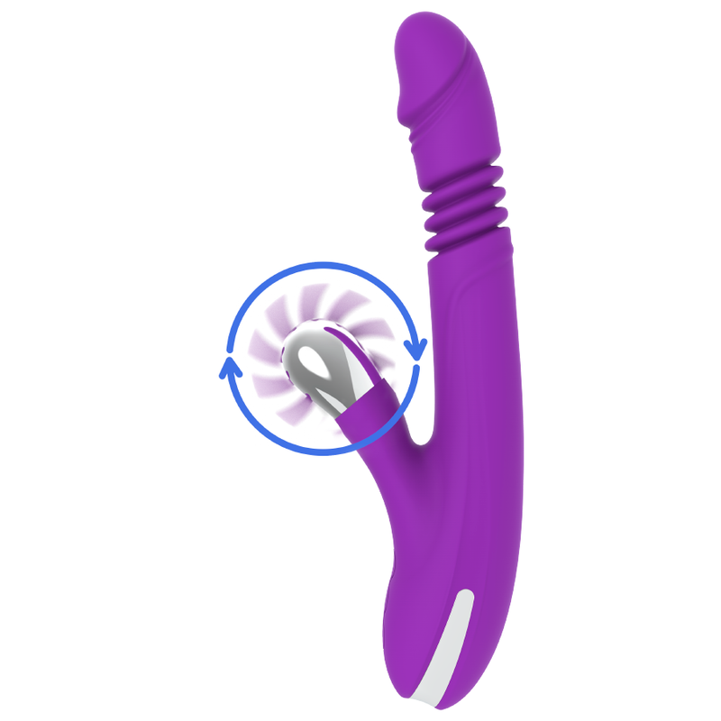 Vibratore clitorideo Bunny Funny Up and Down 2.0 - 24 cm - FUNZIONE DIVERTENTE