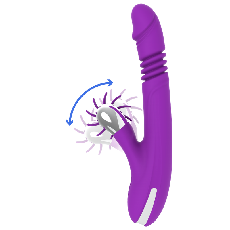 Vibratore clitorideo Bunny Funny Up and Down 2.0 - 24 cm - FUNZIONE DIVERTENTE