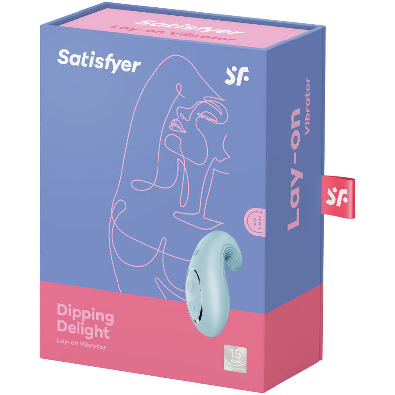 SATISFYER - VIBRATORE DA APPOGGIO ROSSO DIPPING DELIGHT