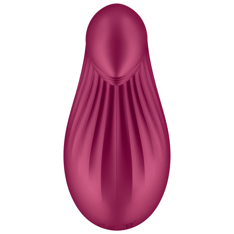 SATISFYER - VIBRATORE DA APPOGGIO ROSSO DIPPING DELIGHT
