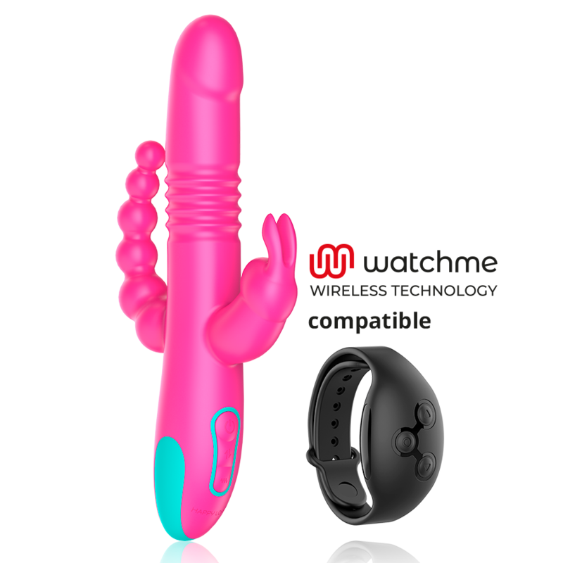 HAPPY LOKY - DONALD TRIPLA STIMOLAZIONE: ANALE, PUNTO G E CLITORIDEA COMPATIBILE CON LA TECNOLOGIA WIRELESS WATCHME
