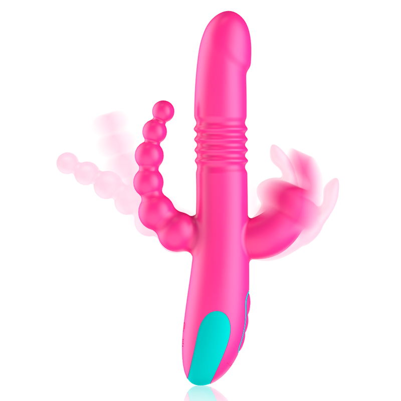 HAPPY LOKY - DONALD TRIPLA STIMOLAZIONE: ANALE, PUNTO G E CLITORIDEA COMPATIBILE CON LA TECNOLOGIA WIRELESS WATCHME