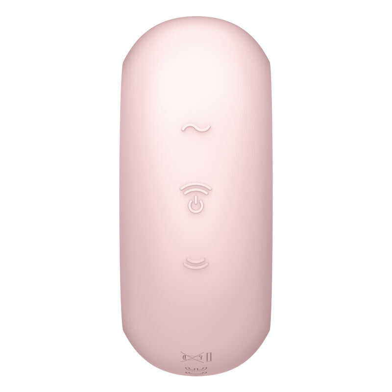 SATISFYER - PRO TO GO 3 DOPPIO STIMOLATORE E VIBRATORE A IMPULSI D'ARIA BLU