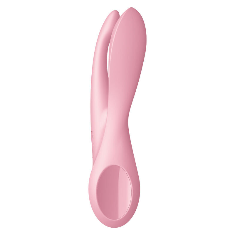 SATISFYER - VIBRATORE A TRE 1 ROSA
