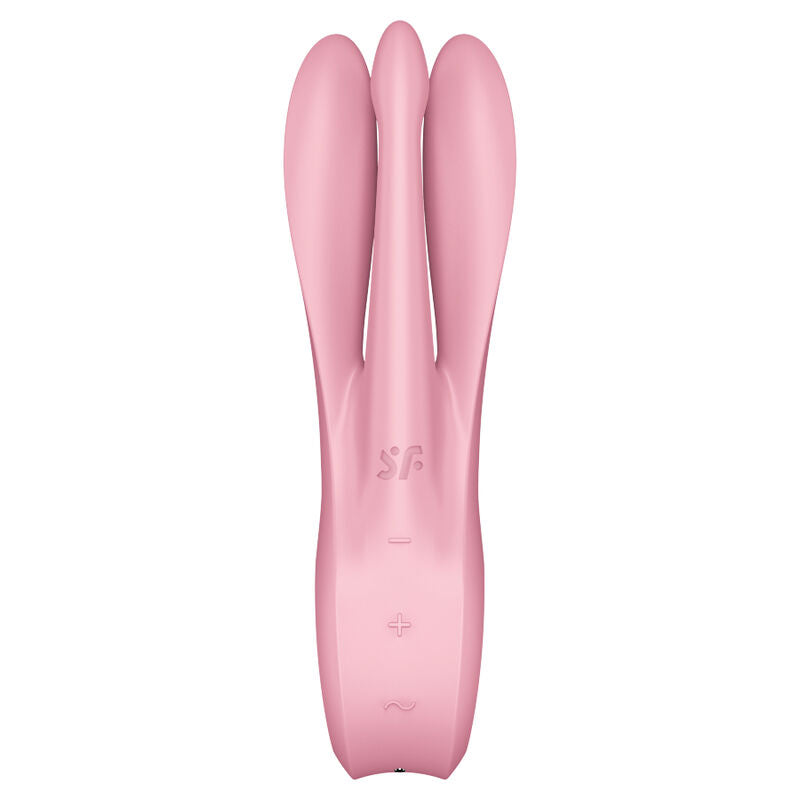 SATISFYER - VIBRATORE A TRE 1 ROSA