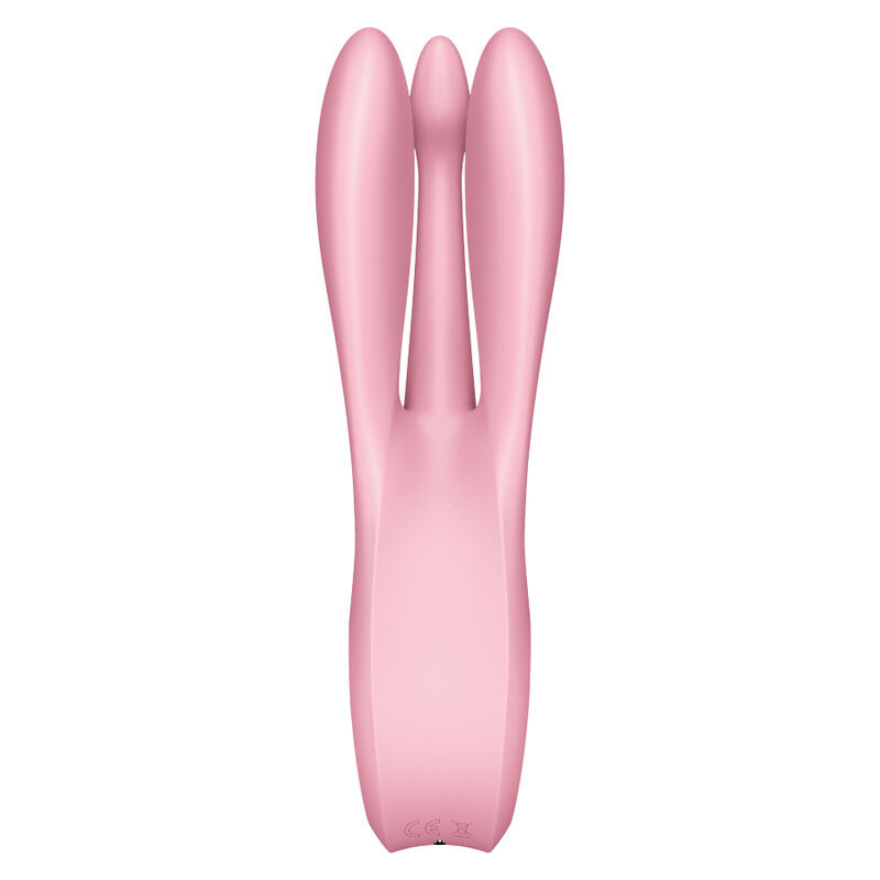 SATISFYER - VIBRATORE A TRE 1 ROSA
