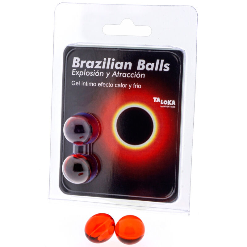 TALOKA - 2 PALLINE BRASILIANE GEL EFFETTO CALDO E FREDDO ECCITANTE