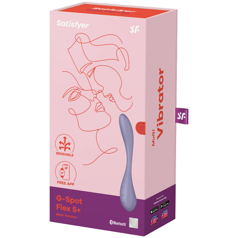 SATISFYER - G-SPOT FLEX 5 MULTI VIBRATORE LILLA