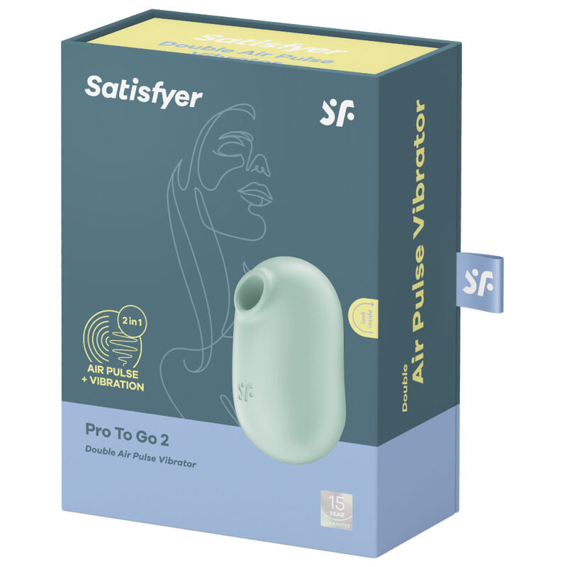 Pro To Go 2 Doppio stimolatore e vibratore Air-Pulse – Satisfyer