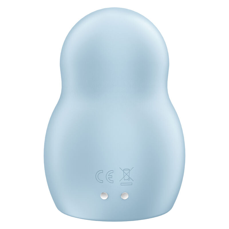 SATISFYER - PRO TO GO 1 DOPPIO STIMOLATORE E VIBRATORE A IMPULSI D'ARIA BLU