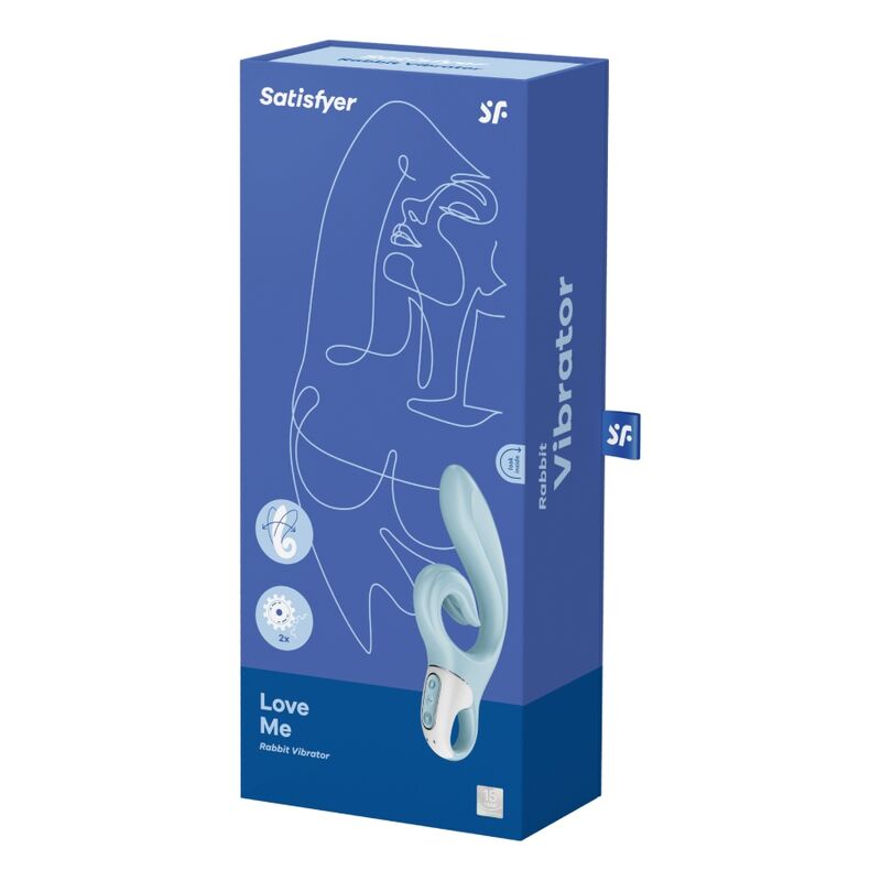 SATISFYER - VIBRAZIONE CONIGLIO ROSSO LOVE ME