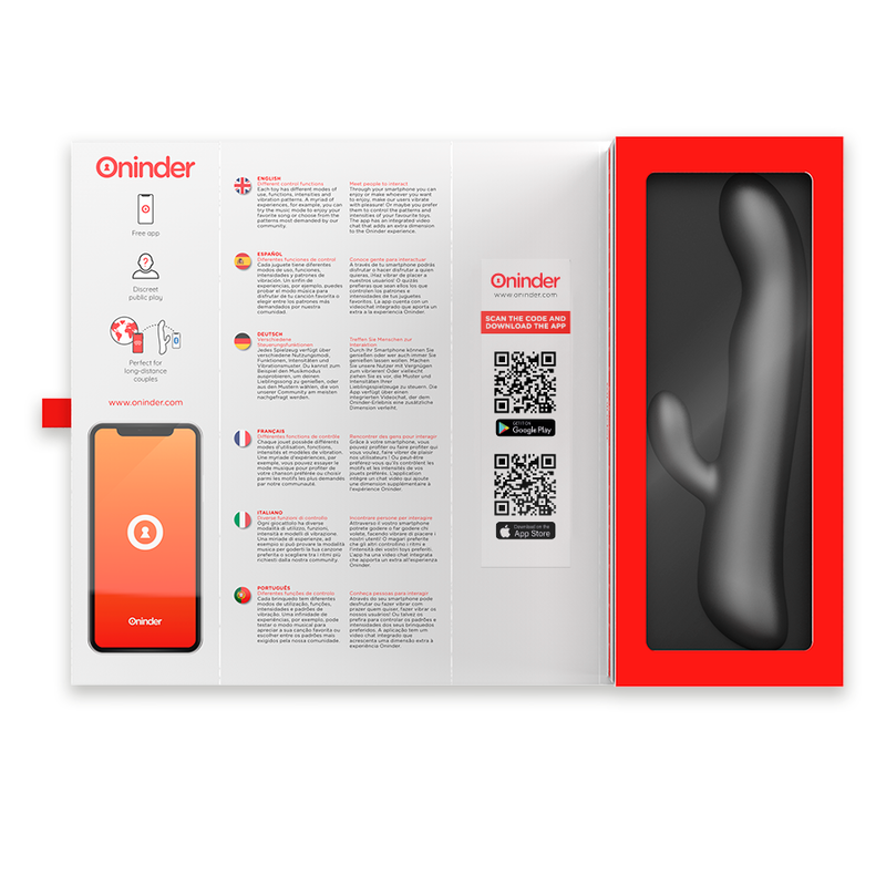 Oslo Vibration &amp; Rotation Rabbit – Controllato tramite app – ONINDER