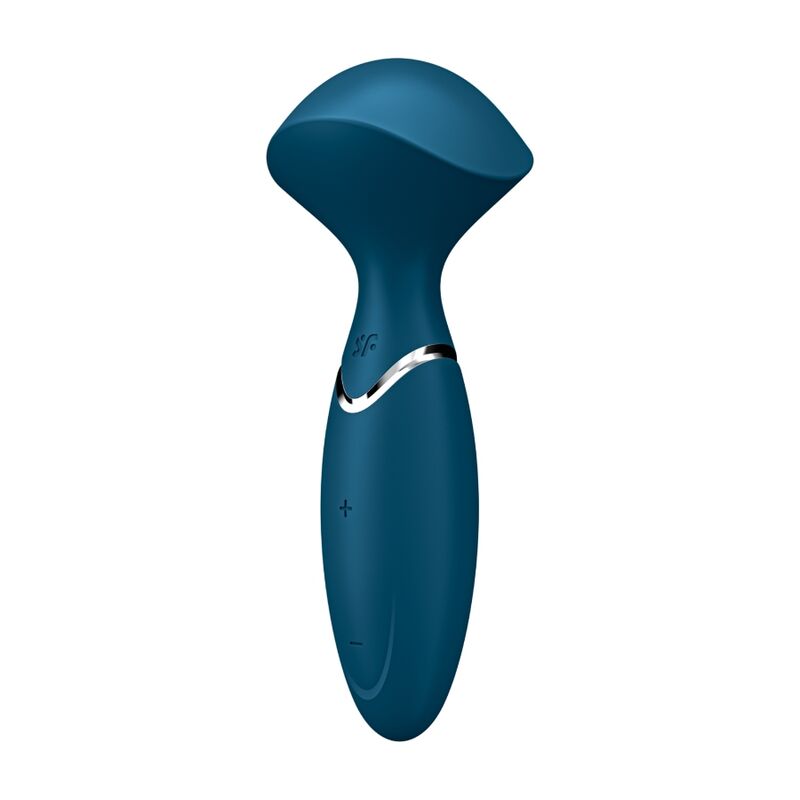 Mini Wand-er – Grigio – 6,3 pollici – 12 modalità – Satisfyer