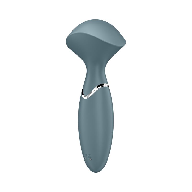 Mini Wand-er – Grigio – 6,3 pollici – 12 modalità – Satisfyer