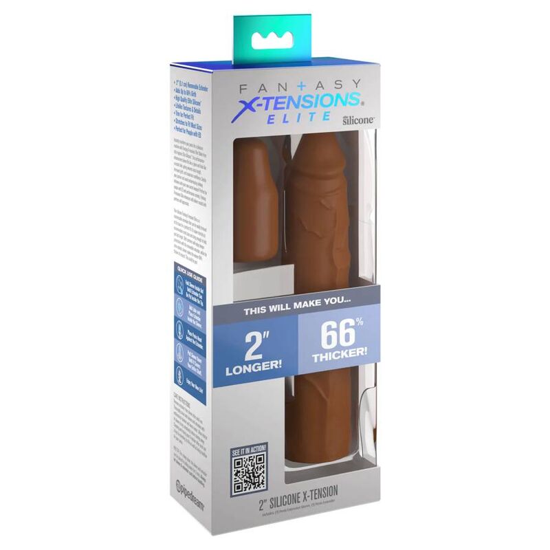 FANTASY X-TENSIONS - PIPEDREAMS MANICA 20,32 CM + 5,00 CM INCH PLUG CARAMELLO