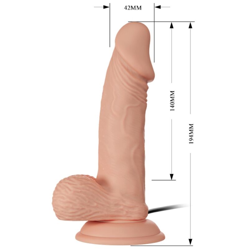 BAILE - BELLISSIMO INCONTRO ZEBULON VIBRAZIONE 19,4 CM NATURALE