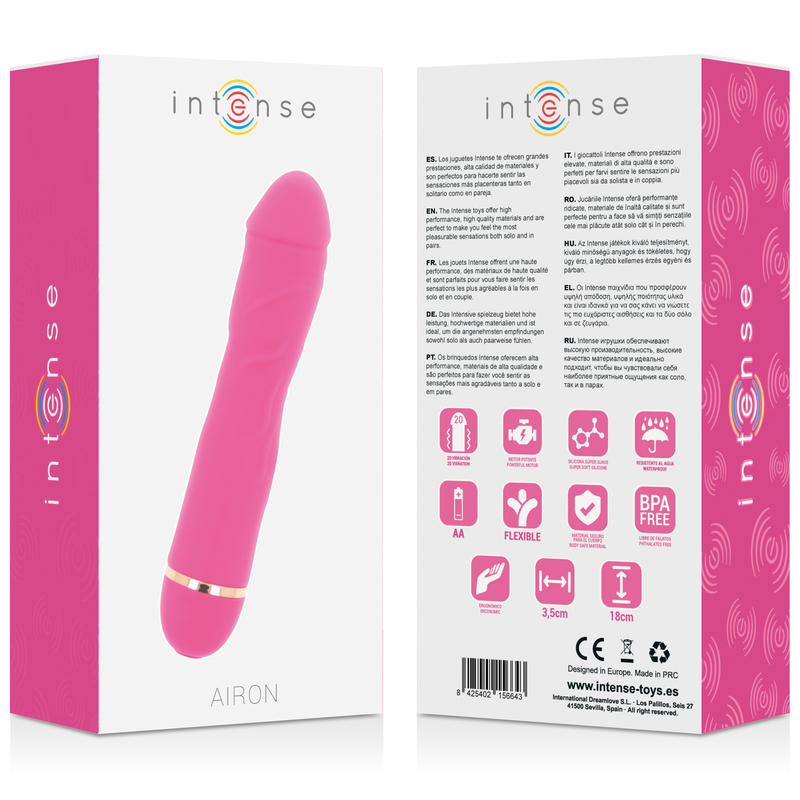 INTENSE - AIRON 20 VELOCITÀ SILICONE ROSA