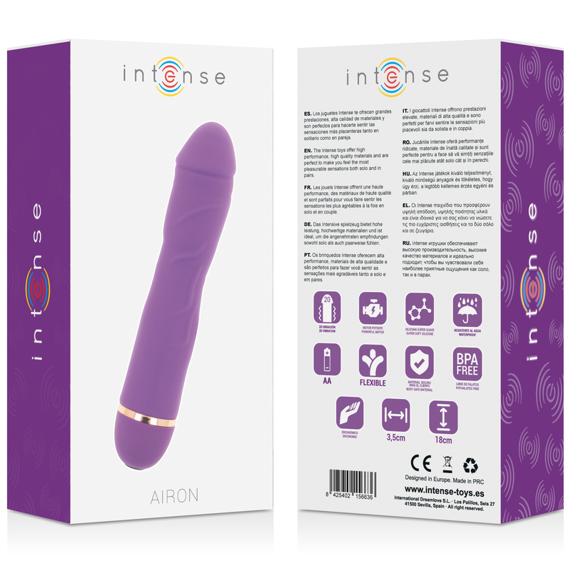 INTENSE - AIRON 20 SPEEDS SILICONE LILLA