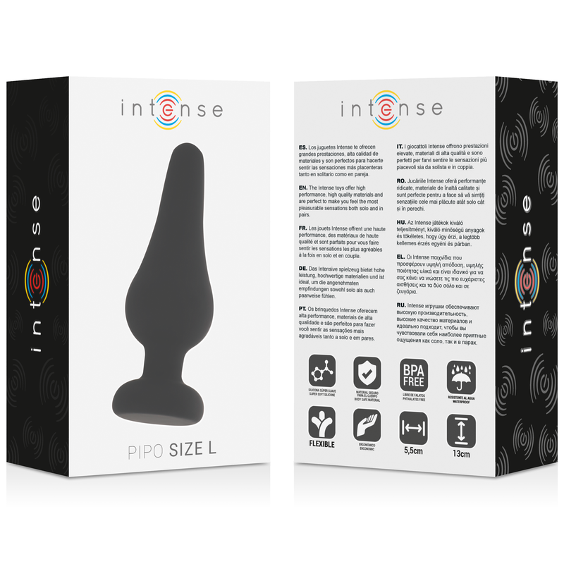 Plug anale in silicone 13 cm x 4,5 cm