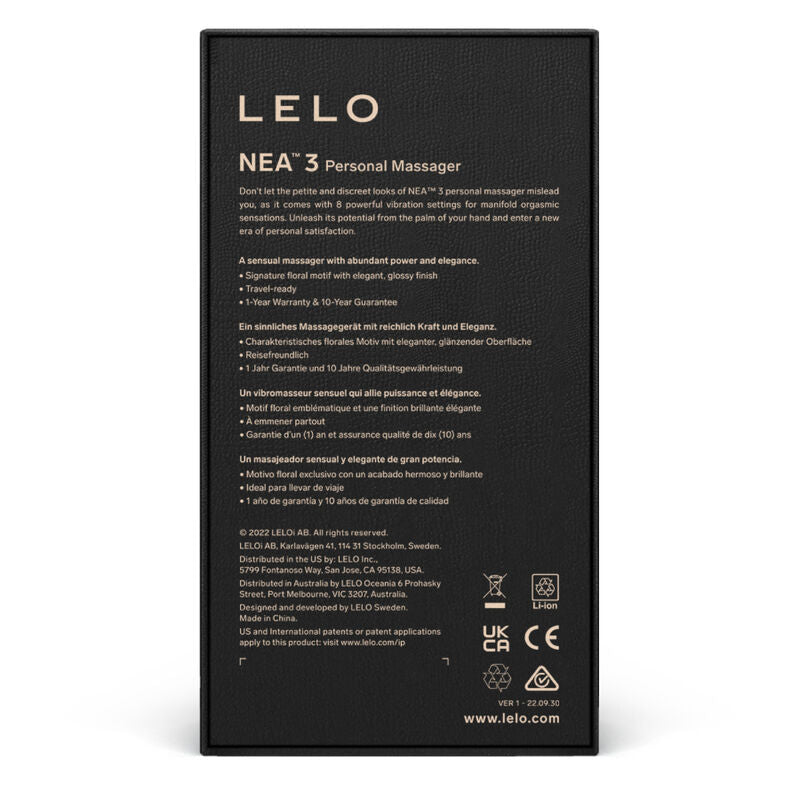 LELO - NEA 3 MASSAGGIATORE PERSONALE - BLU