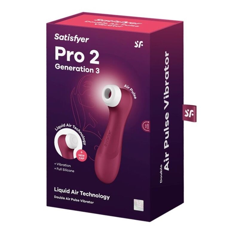 SATISFYER - PRO 2 GENERAZIONE 3 TECNOLOGIA LIQUID AIR LILLA