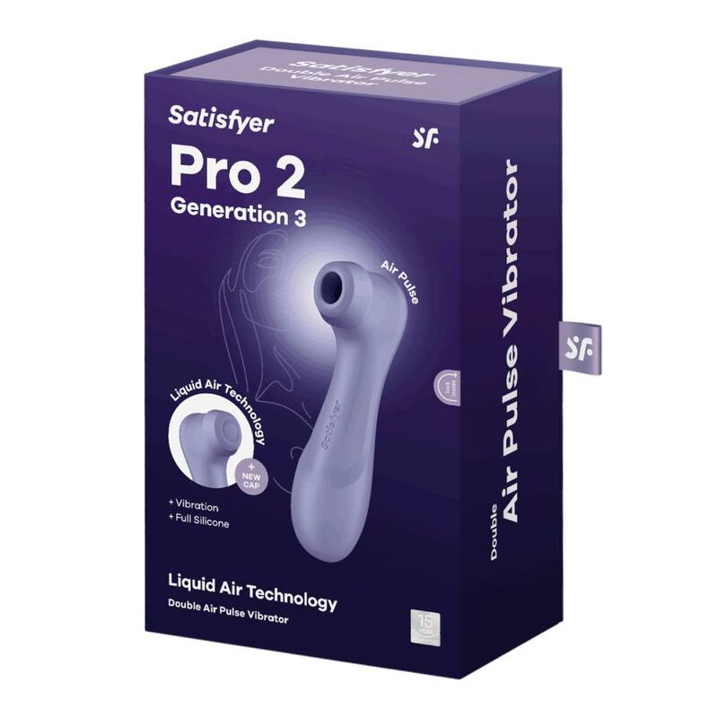 SATISFYER - PRO 2 GENERAZIONE 3 TECNOLOGIA LIQUID AIR LILLA
