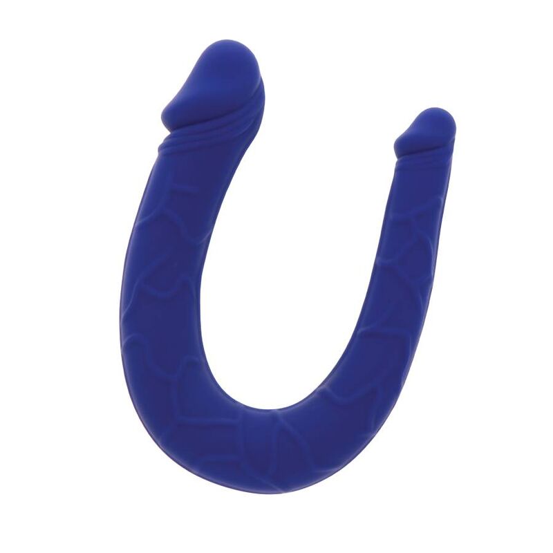 DIVENTA REALISTICO - MINI DOPPIO DONG BLU REALISTICO